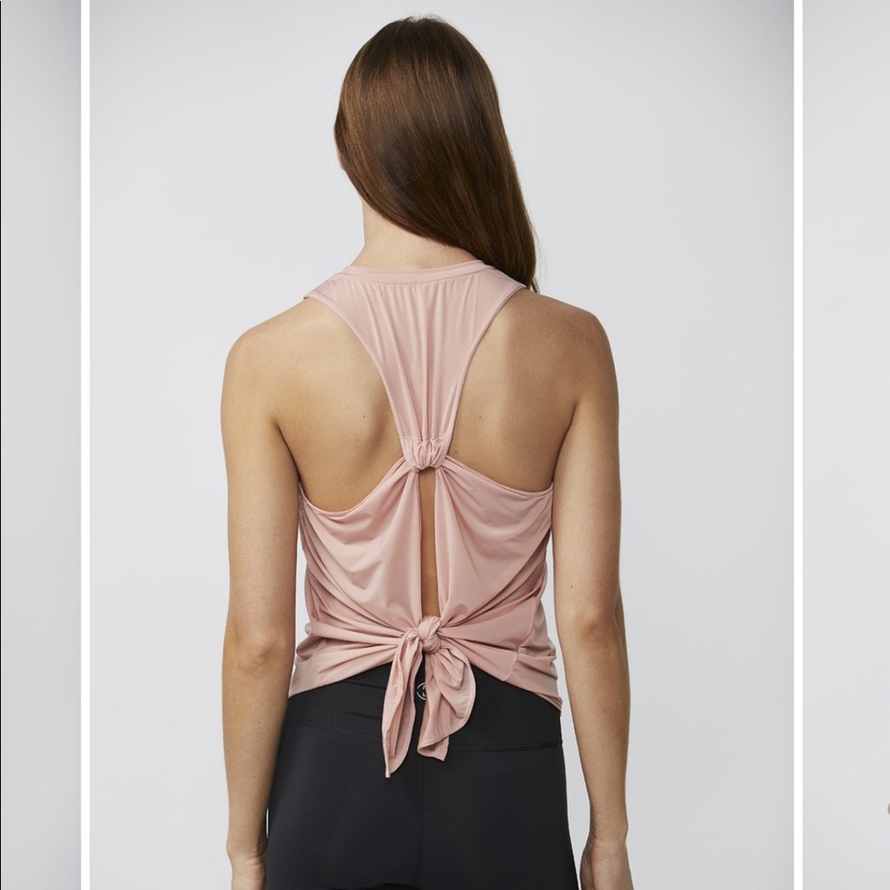 DYI Tie Back Tank Blush-Size M